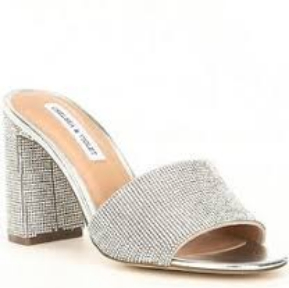 Chelsea & Violet Rhinestone Mules - Picture 4 of 10